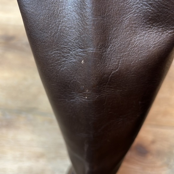 Pierre Darré Dark Brown Leather Riding Boots Size 36/6 - Picture 9 of 9